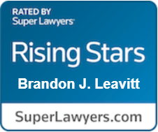 super lawyers rising star brandon leavitt 2020-2024